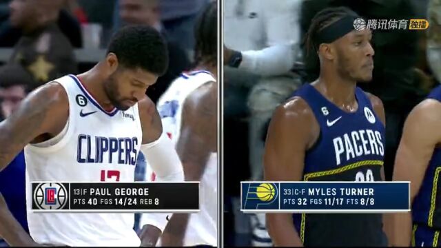  NBA常规赛：快船vs步行者第4节中文解说回放