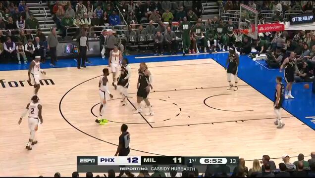 NBA常规赛：太阳vs雄鹿 中文解说全场回放
