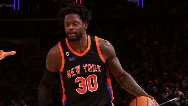 兰德尔vs湖人集锦 23+12+5撕裂防线超神2+1