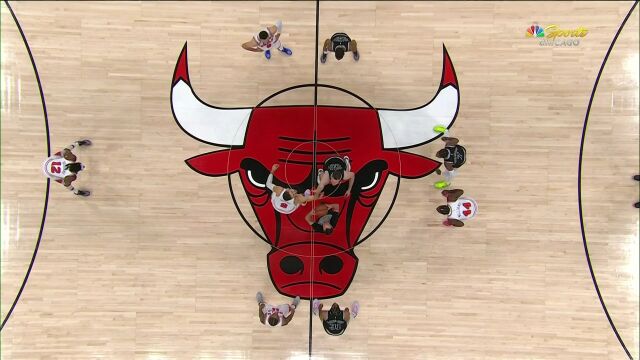 NBA常规赛：马刺vs公牛英文原声全场回放