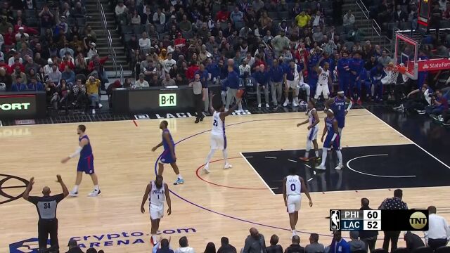 登帝组合的默契时刻 哈登两度连线恩比德