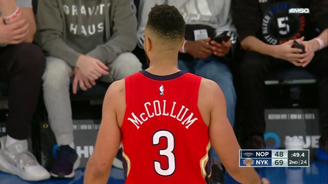 鹈鹕vs尼克斯第2节英文原声回放