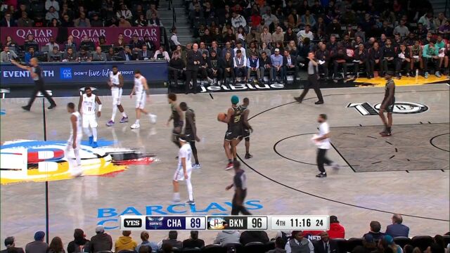 NBA常规赛：黄蜂vs篮网丁楠解说全场回放