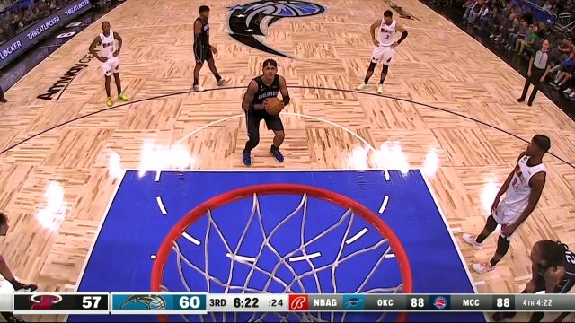 热火vs魔术第3节中文解说回放