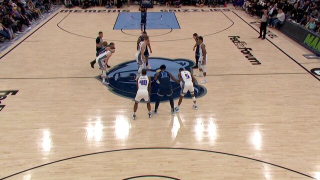 NBA常规赛：国王vs灰熊中文解说全场回放