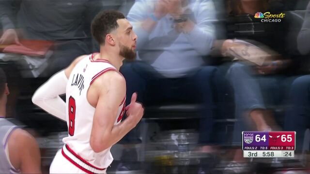 扣篮王的实力！拉文快攻虚晃过人轻松扣篮