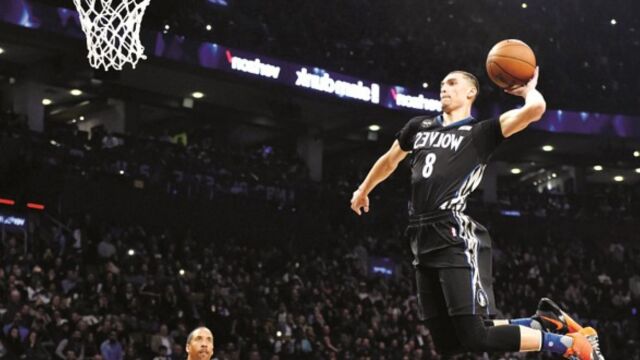 2016年NBA扣篮大赛 二位大神神仙打架拉文险胜戈登