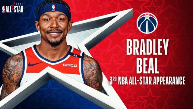 2021NBA全明星比尔集锦 狂砍全队最高26分三分12中6