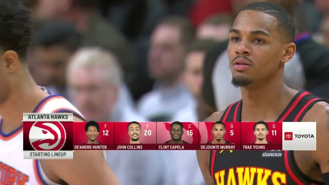 NBA常规赛：尼克斯vs老鹰 中文解说全场回放