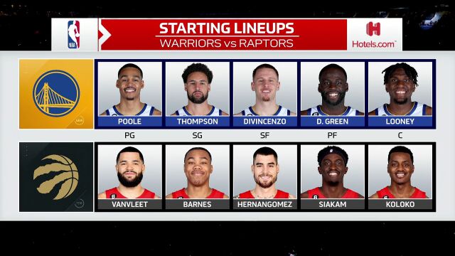 勇士vs猛龙第1节中文解说回放