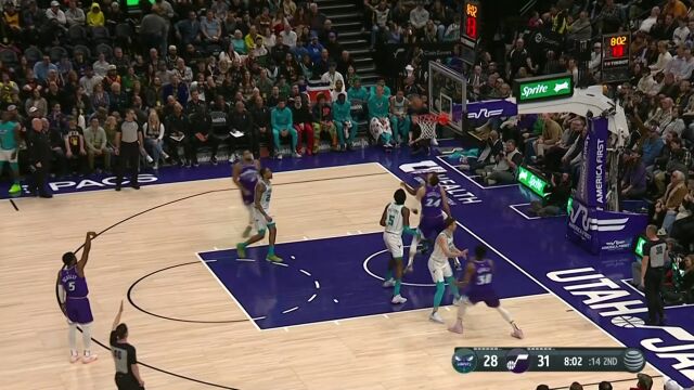 庆祝舞蹈扭起来！比斯利三分稳稳命中逼停黄蜂