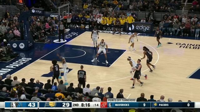 哈迪直捣黄龙滑翔劈扣 沃拉突破上篮给出回应