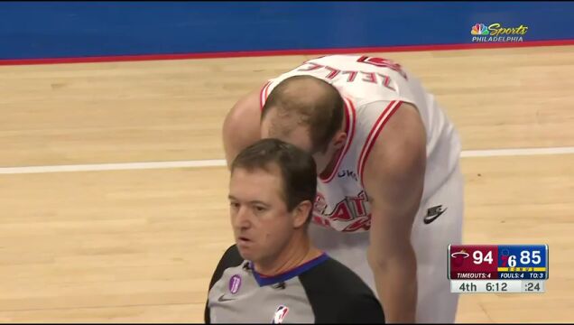 NBA常规赛：热火vs76人中文解说全场回放