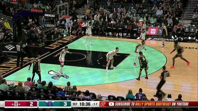 火箭vs黄蜂第1节英文原声回放