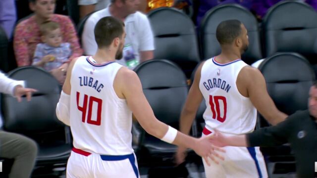 NBA常规赛：快船vs太阳第3节中文解说回放