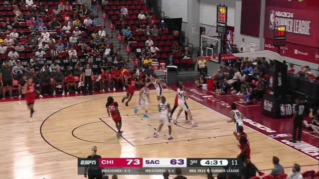 公牛vs国王第3节英文原声回放