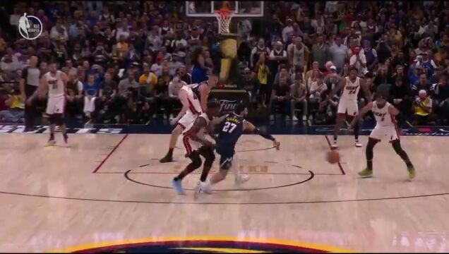 热火vs掘金英文原声全场回放