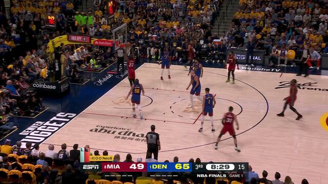 钢铁的意志钢铁汉 阿德巴约妙传巴特勒双手暴扣得手