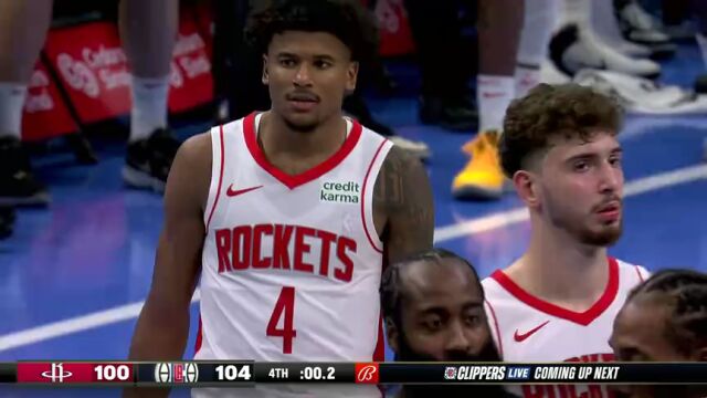 NBA季中锦标赛：火箭vs快船第4节中文解说回放
