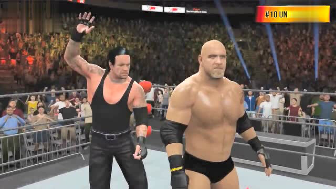 【WWE】高博一人撑全场OMG各色大合集 2K16