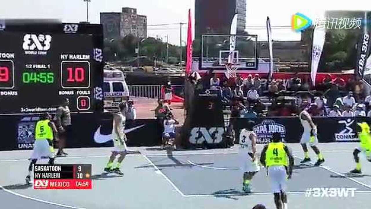 FIBA3x3球星多米尼克ⷮŠ琼斯精彩集锦