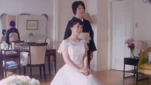 大岛优子，终于和坂口健太郎和结婚！纯白的婚礼礼服