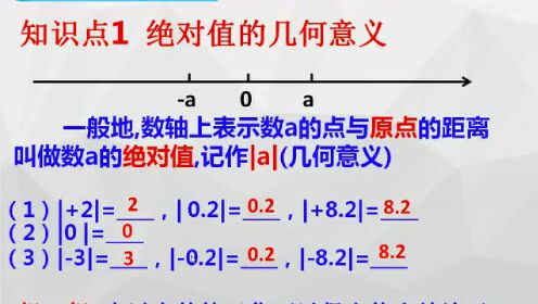 1.2.4绝对值微课 - 腾讯视频