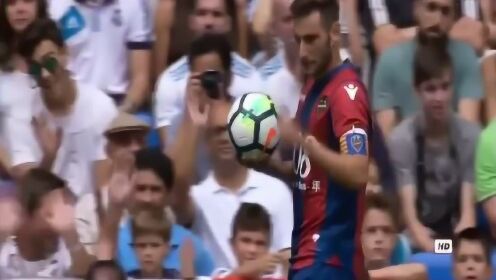 这个界外球掷的,皇马11人都是懵的!