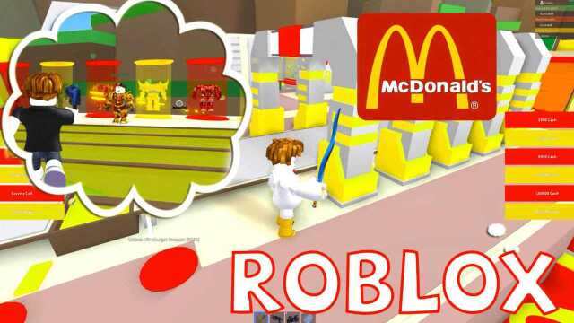 极速游戏解说 Roblox麦当劳工作模拟器,争夺配方引发的血战