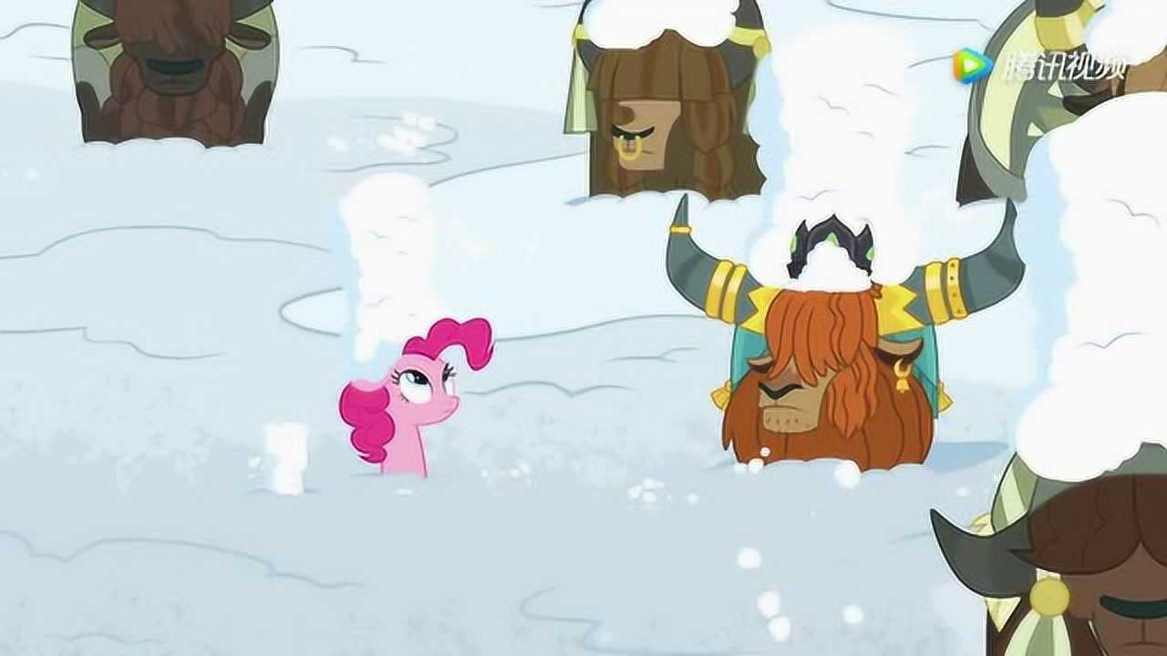 小马宝莉碧琪和牦牛遇到了雪崩