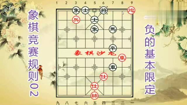 象棋竞赛规则02:不懂规则赢棋了都不知!6种常用作负判定