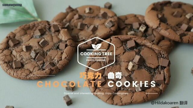 巧克力曲奇 Chocolate Cookies——在家也能做趣多多饼干