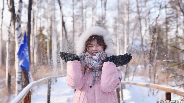 冰雪兴安,“冻”感塔河,冬天的塔河,美丽动人,动感十足