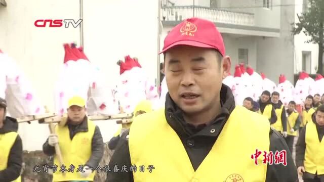 江西九江千年历史民俗:百米长板凳龙祈福新年