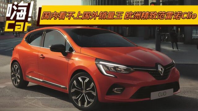 国内看不上国外销量王 欧洲精致范雷诺新Clio