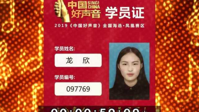 2019中国好声音凤凰赛区学员龙欣