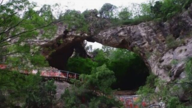 魅力临汾:龙澍峪天然风景,天桥古溪管帽石引客驻足,让人流连忘返