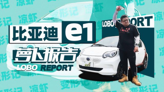 安德鲁达州试驾电动车“占号神器”比亚迪e1萝卜报告