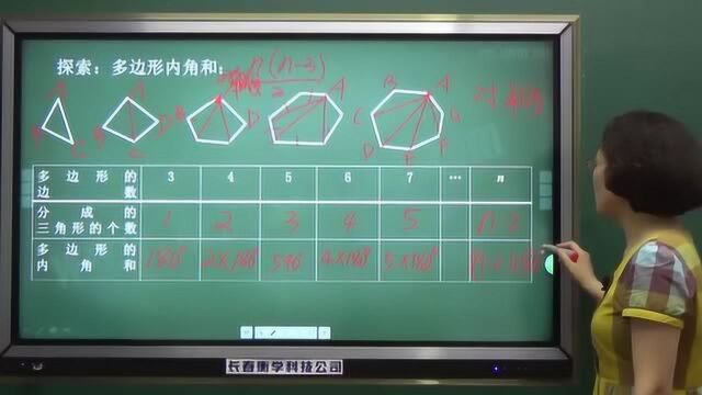 初中七年级数学:多边形多边形的内角和与外角和