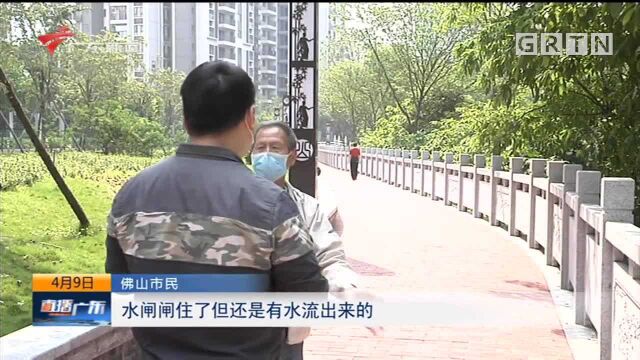 佛山:污水流入河涌 市民拍视频举报