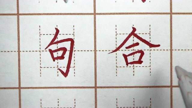 二年级生字硬笔练字书写,句字横折钩要直别太斜,合字撇捺要写宽