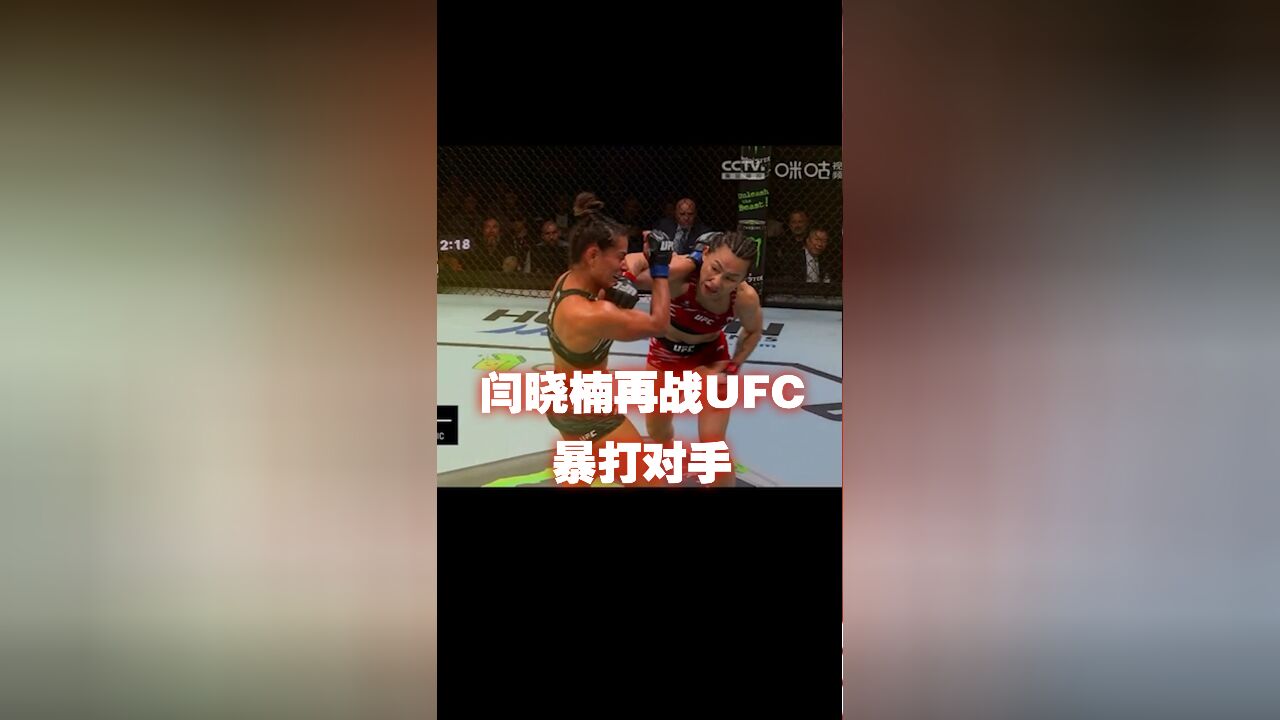 闫晓楠再战UFC暴打对手!