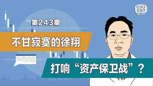 不甘寂寞的徐翔:打响“资产保卫战”?