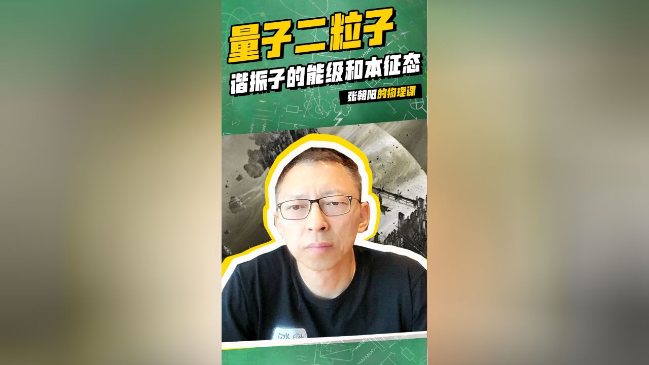 张朝阳的物理课:快乐学习量子二粒子谐振子的能级和本征态