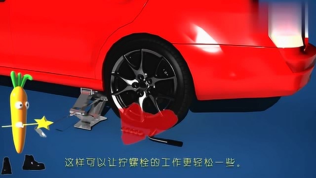 汽车换轮胎的步骤和方法