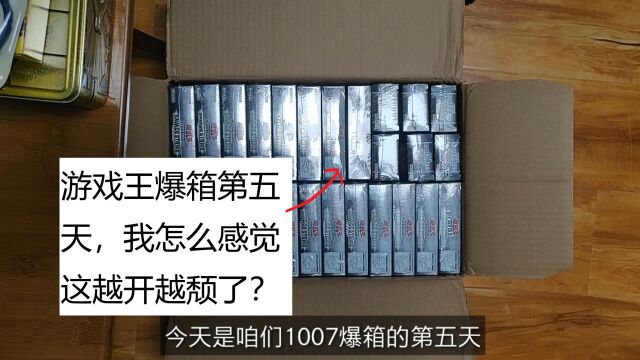 游戏王:1007数字盒爆箱第五天,开盒有风险,入坑需谨慎!