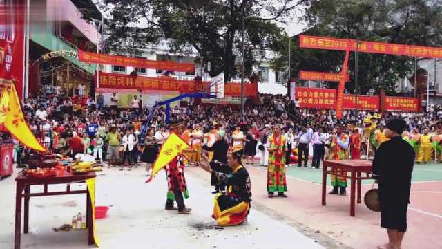 广西隆安那桐4.8传承那文化,求雨全过程,视频看完真精彩