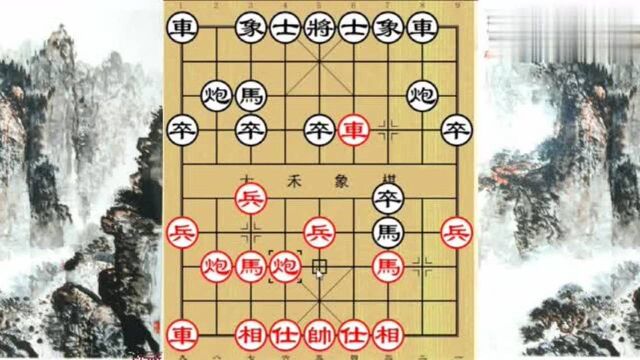 象棋:这种开局套路学会,让你用此布局,可立于不败,招法很简单