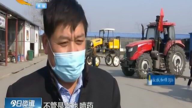 石家庄栾城:大型农机器具检修 吹响农业生产冲锋号