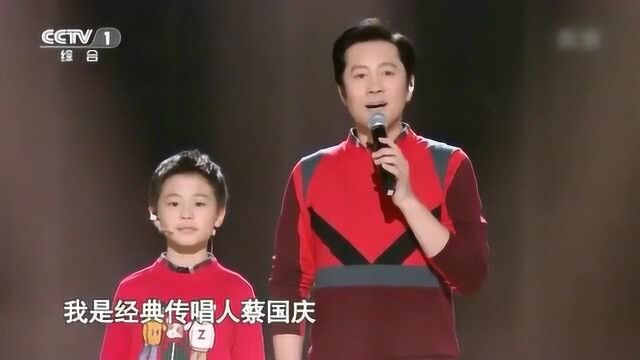 经典咏流传:蔡国庆和儿子蔡轩正演唱《诫子书》真好听